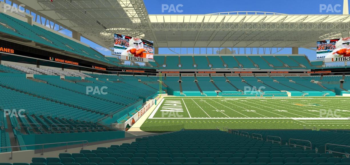 Hard Rock Stadium - Section 150 Seat View