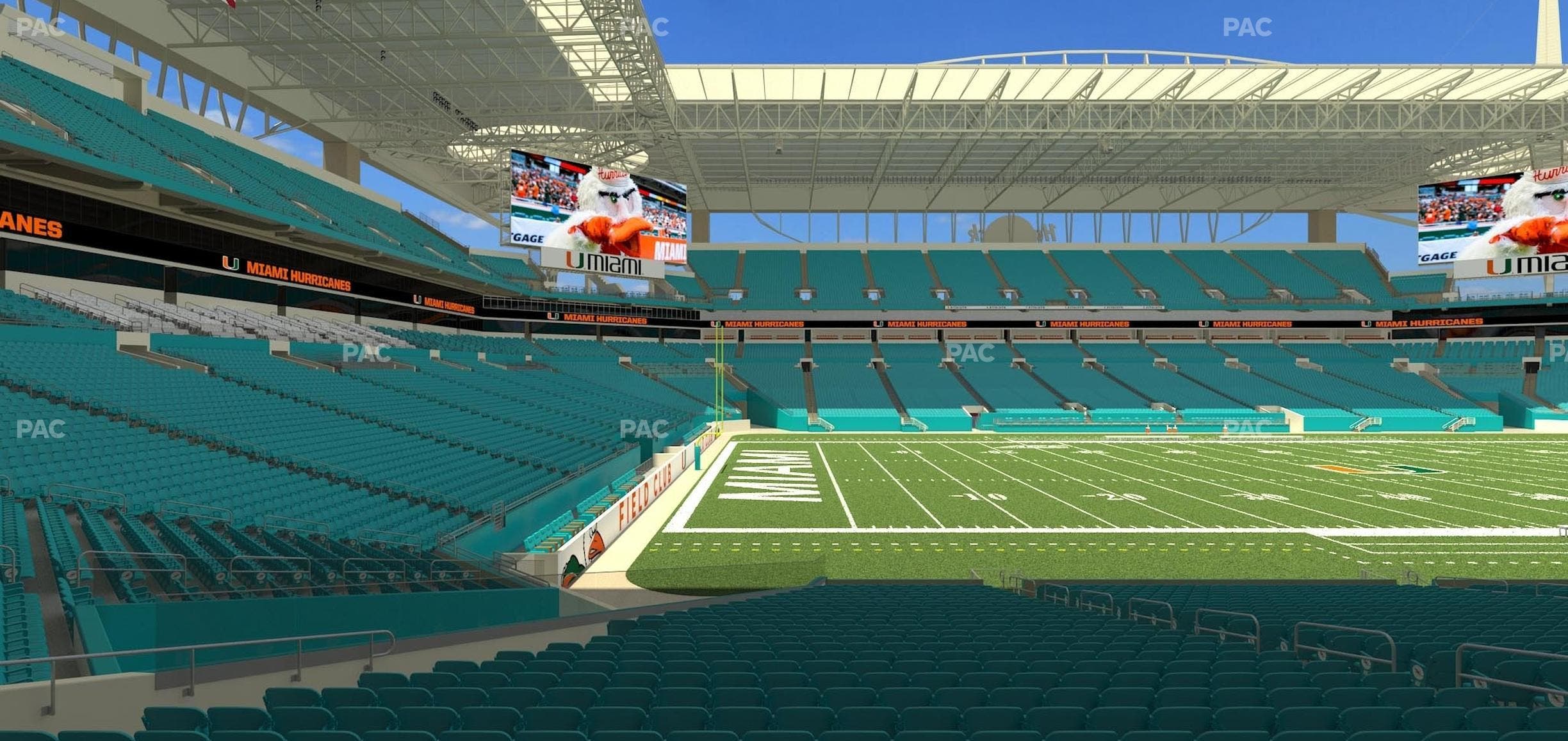 Hard Rock Stadium - Section 150 Seat View
