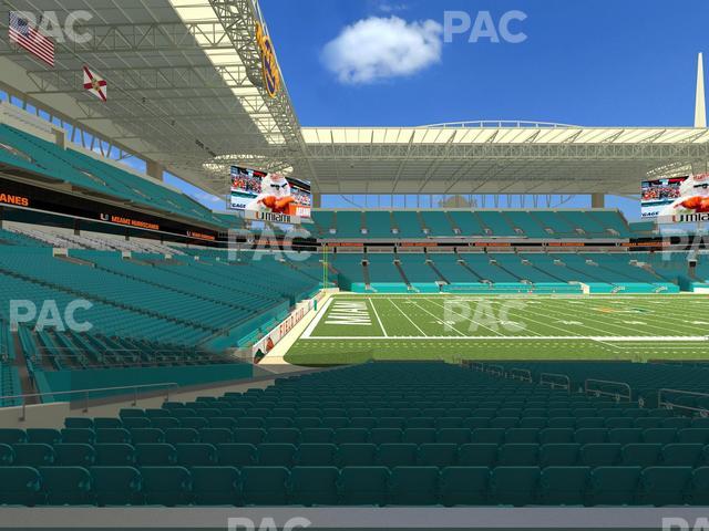 Hard Rock Stadium - Section 150 Seat View Hard Rock Stadium - Section 150 Seat View