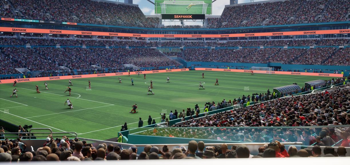 Hard Rock Stadium - Section 153 T Seat View