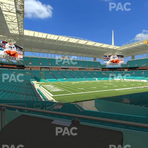 Hard Rock Stadium - Section 153 T Seat View