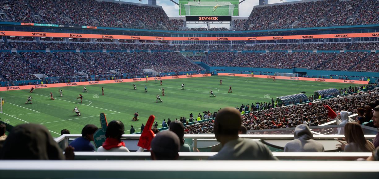 Hard Rock Stadium - Section 153 T Seat View