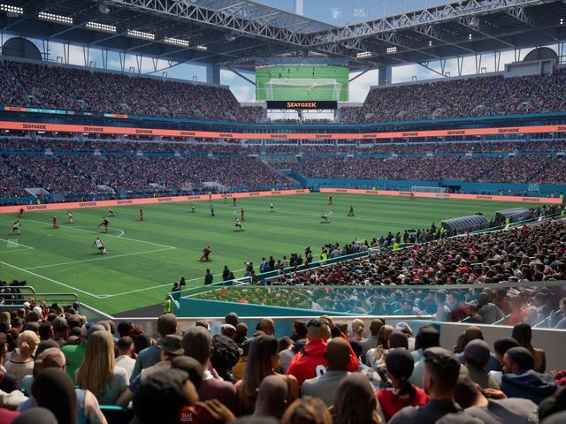 Hard Rock Stadium - Section 153 Seat View Hard Rock Stadium - Section 153 Seat View