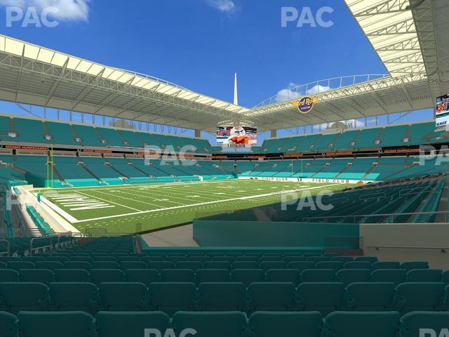 Hard Rock Stadium - Section 153 Seat View Hard Rock Stadium - Section 153 Seat View