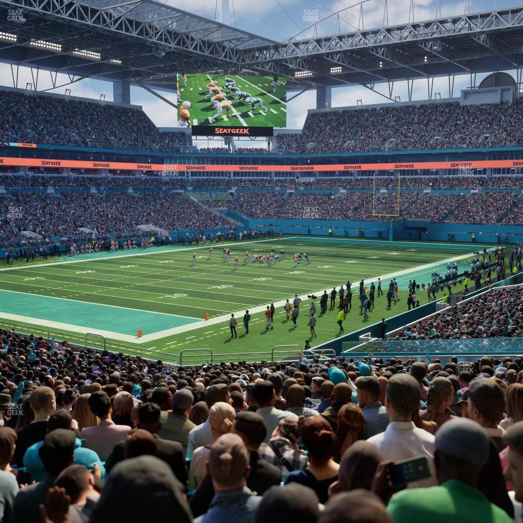 Hard Rock Stadium - Section 154 Seat View