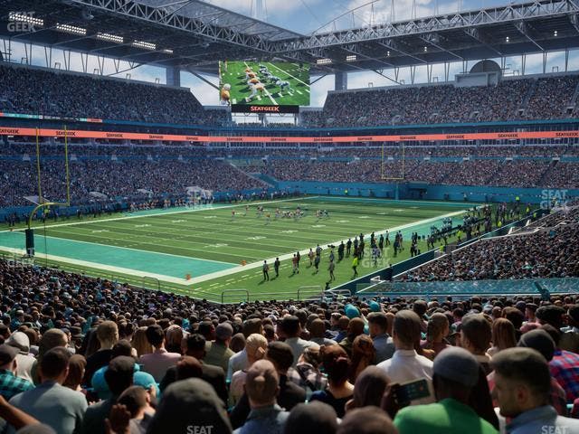 Hard Rock Stadium - Section 154 Seat View