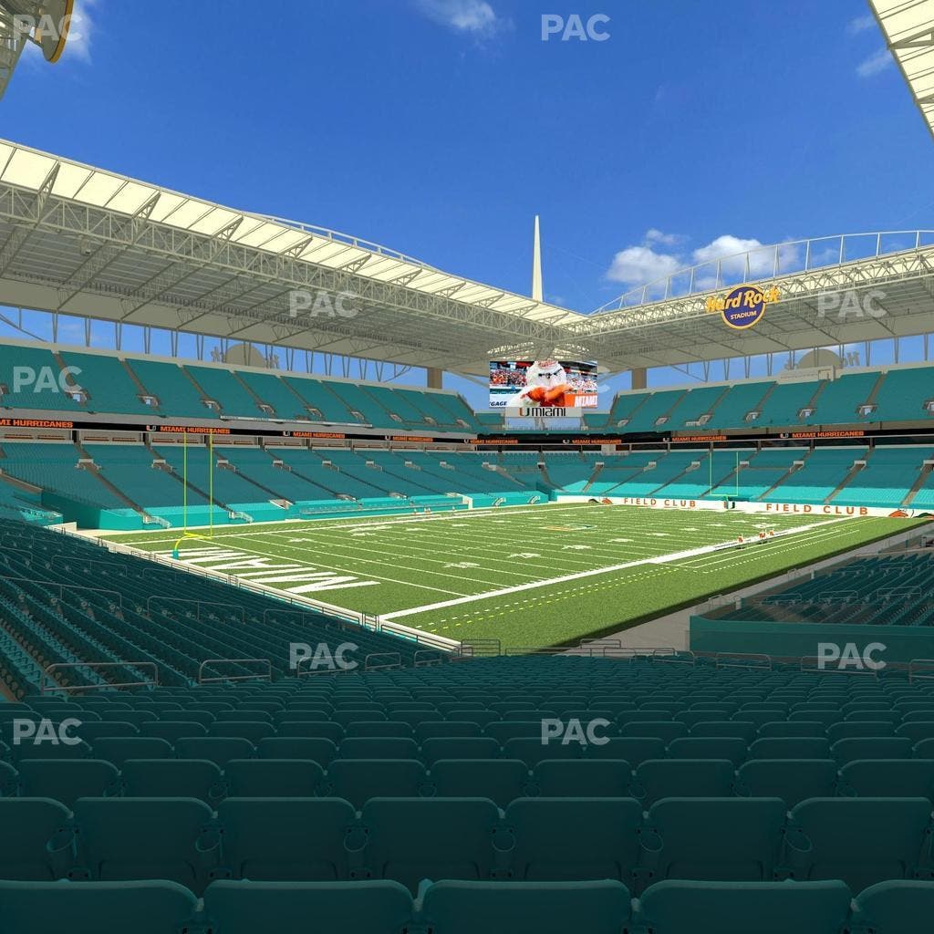 Hard Rock Stadium - Section 154 Seat View