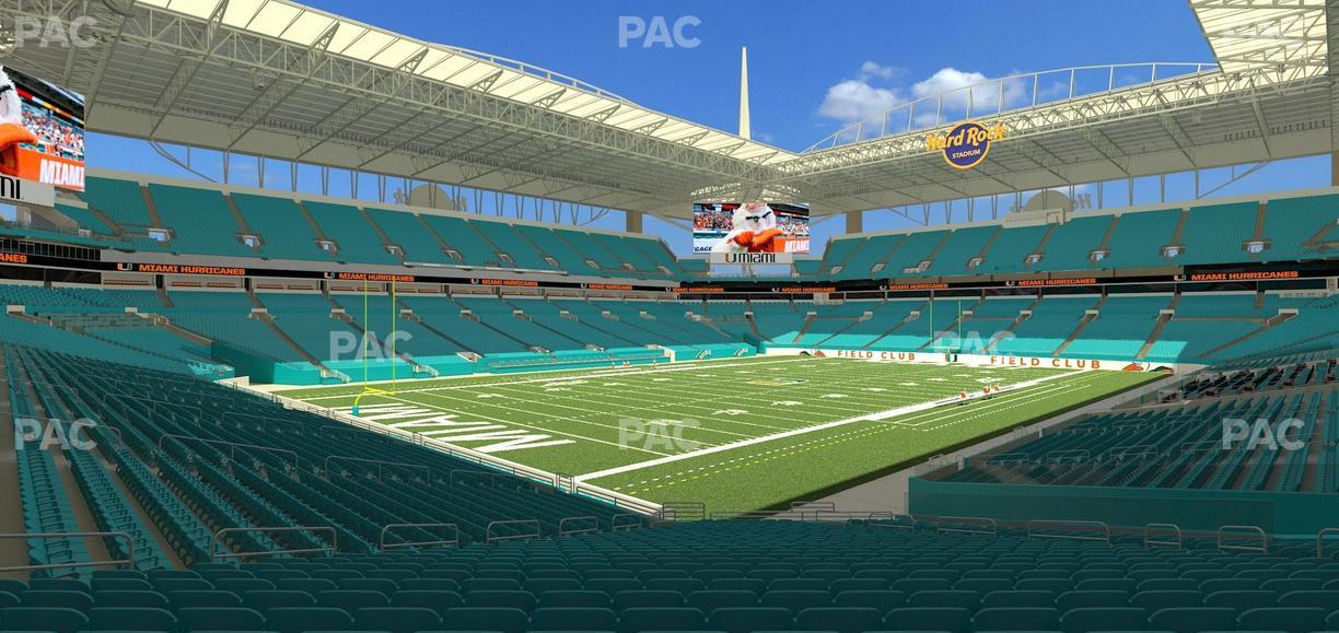 Hard Rock Stadium - Section 154 Seat View