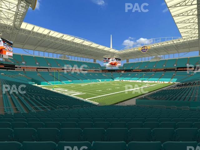 Hard Rock Stadium - Section 154 Seat View Hard Rock Stadium - Section 154 Seat View