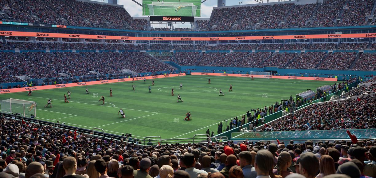 Hard Rock Stadium - Section 154 Seat View