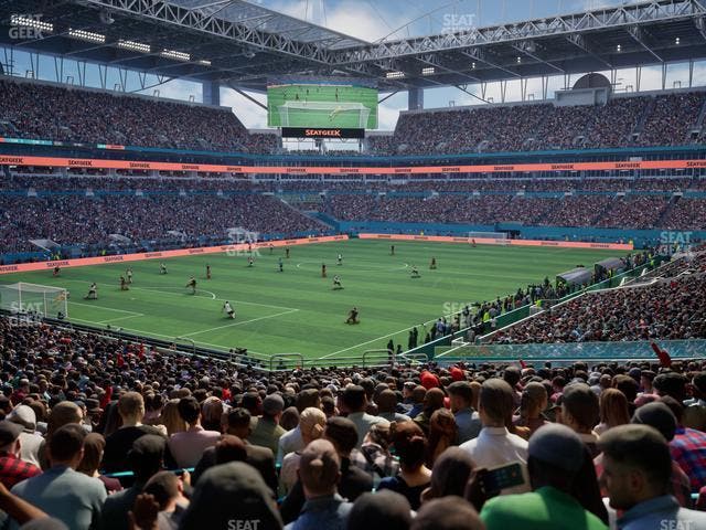 Hard Rock Stadium - Section 154 Seat View