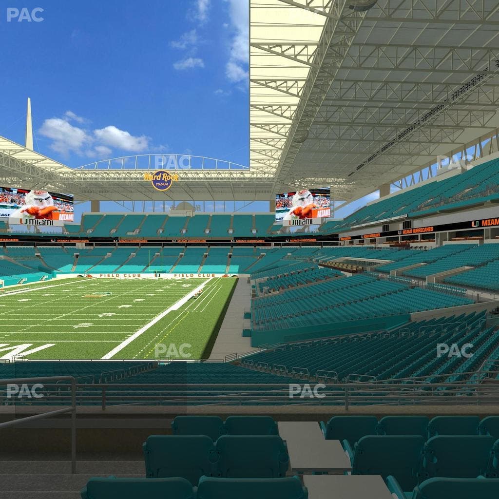 Hard Rock Stadium - Section 201 Seat View