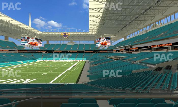 Hard Rock Stadium - Section 201 Seat View