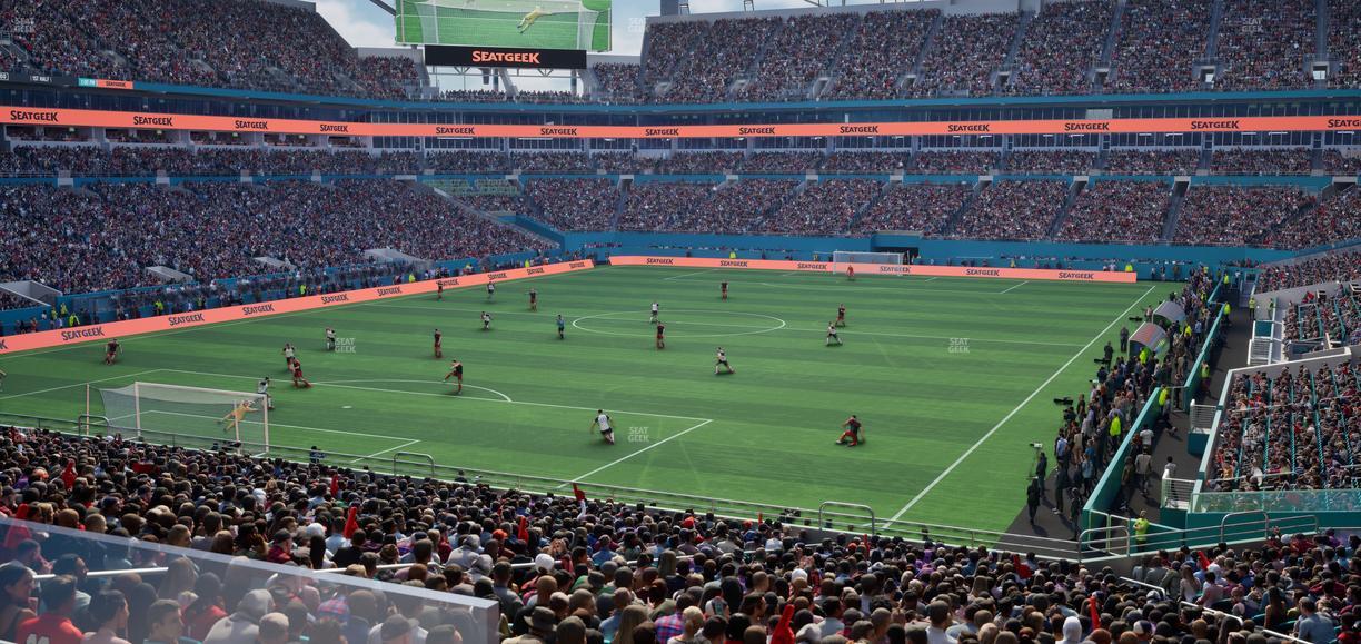 Hard Rock Stadium - Section 201 Seat View