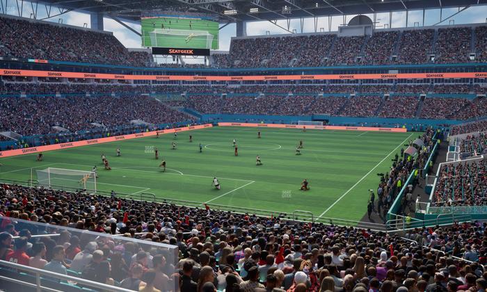 Hard Rock Stadium - Section 201 Seat View