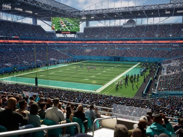 Hard Rock Stadium - Section 201 Seat View