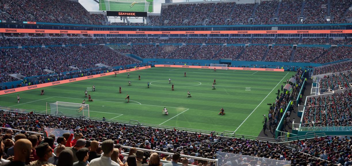 Hard Rock Stadium - Section 201 Seat View