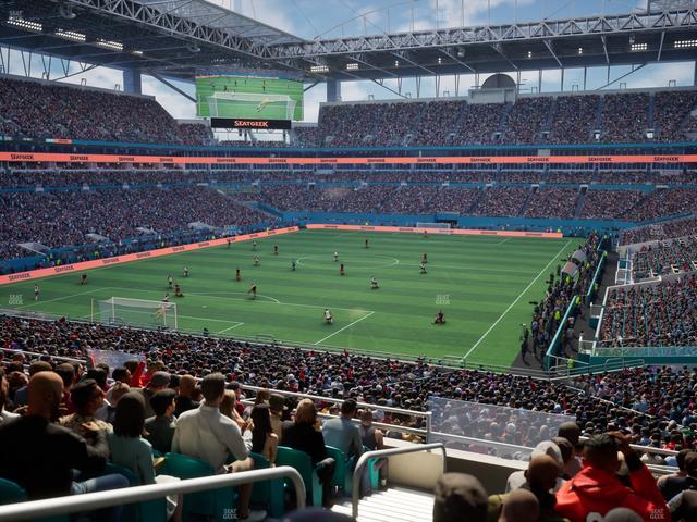 Hard Rock Stadium - Section 201 Seat View Hard Rock Stadium - Section 201 Seat View