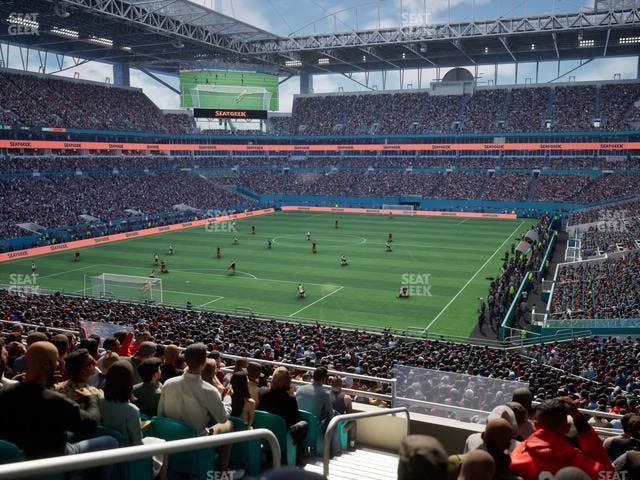 Hard Rock Stadium - Section 201 Seat View