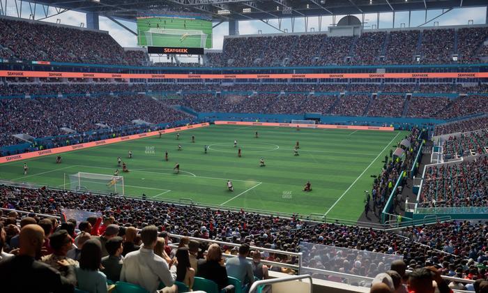 Hard Rock Stadium - Section 201 Seat View