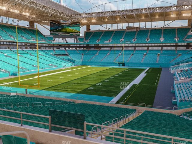 Hard Rock Stadium - Section 201 Seat View