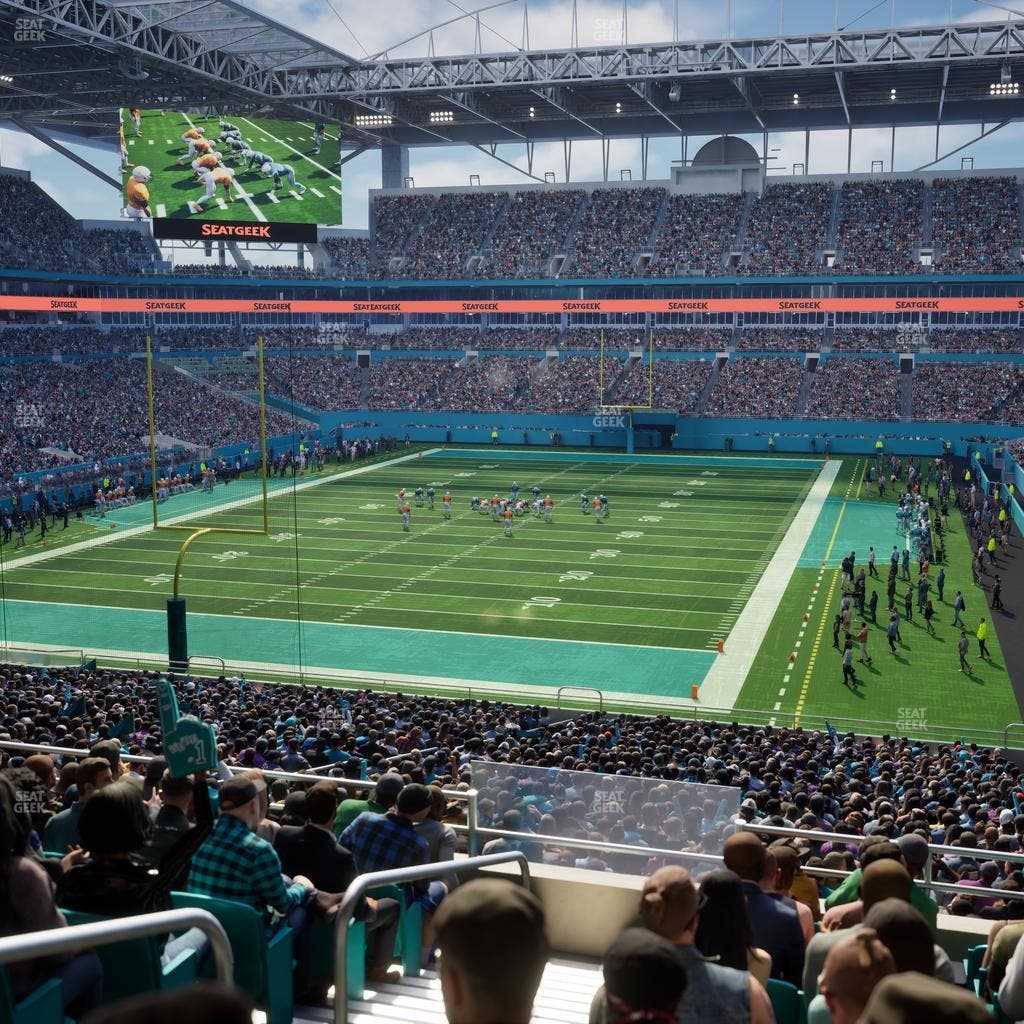 Hard Rock Stadium - Section 202 Seat View