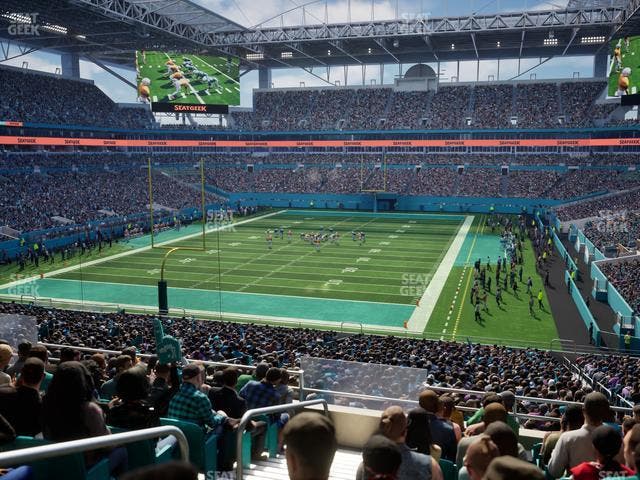 Hard Rock Stadium - Section 202 Seat View