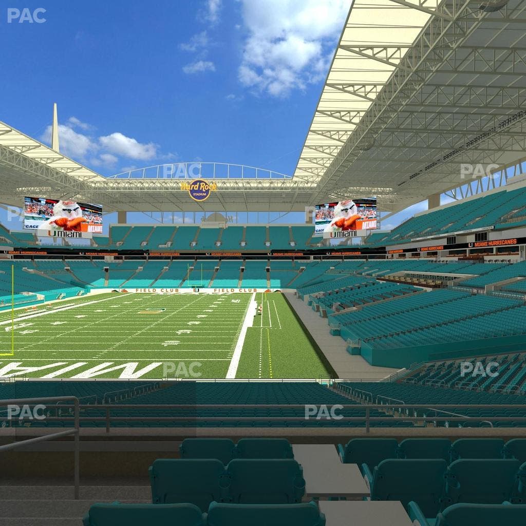 Hard Rock Stadium - Section 202 Seat View