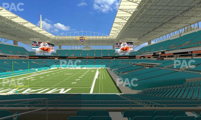 Hard Rock Stadium - Section 202 Seat View