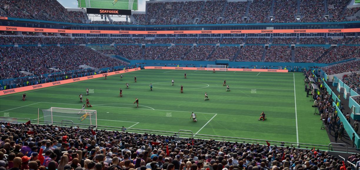 Hard Rock Stadium - Section 202 Seat View