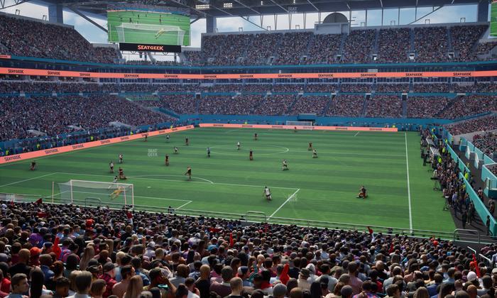 Hard Rock Stadium - Section 202 Seat View