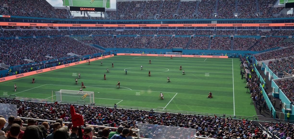 Hard Rock Stadium - Section 202 Seat View