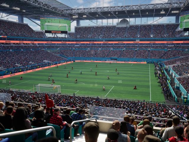 Hard Rock Stadium - Section 202 Seat View Hard Rock Stadium - Section 202 Seat View
