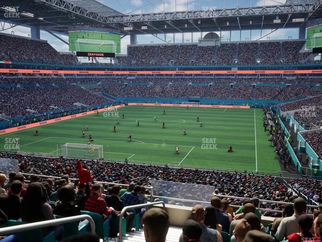 Hard Rock Stadium - Section 202 Seat View