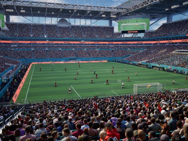 Hard Rock Stadium - Section 206 Seat View