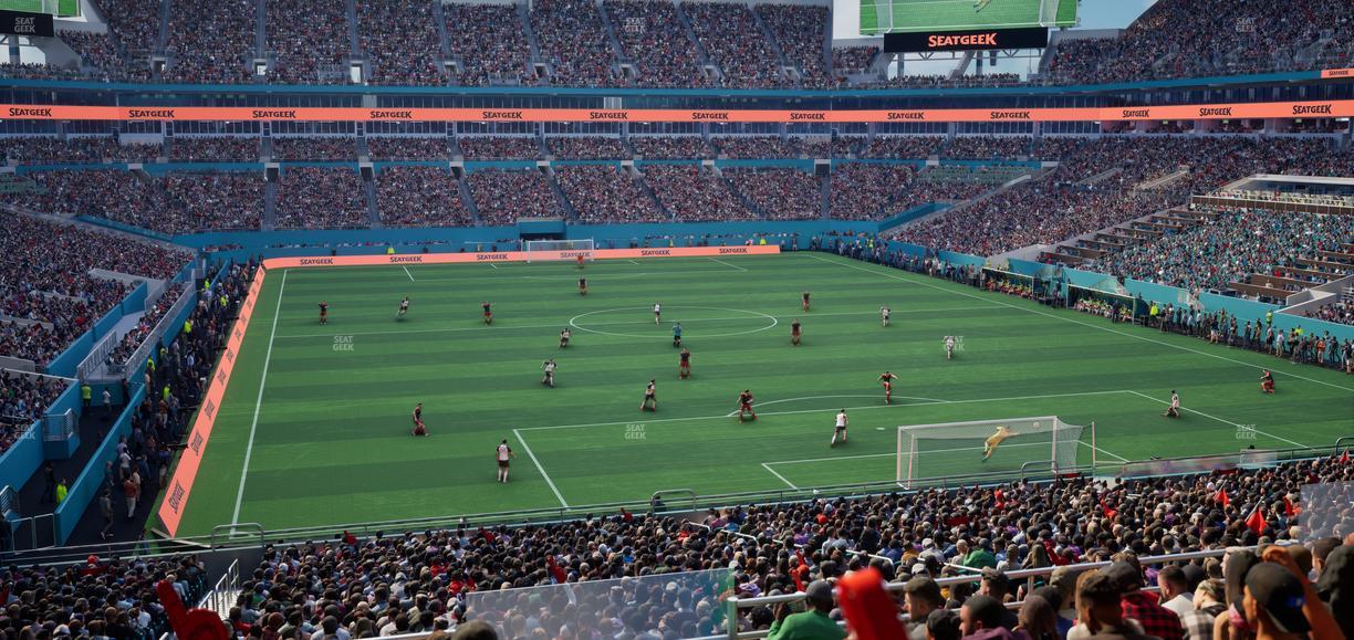 Hard Rock Stadium - Section 206 Seat View