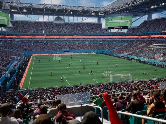 Hard Rock Stadium - Section 206 Seat View