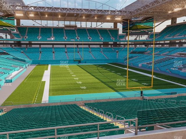 Hard Rock Stadium - Section 206 Seat View