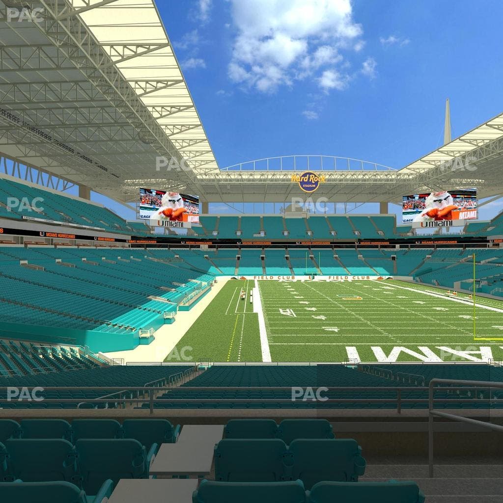 Hard Rock Stadium - Section 206 Seat View