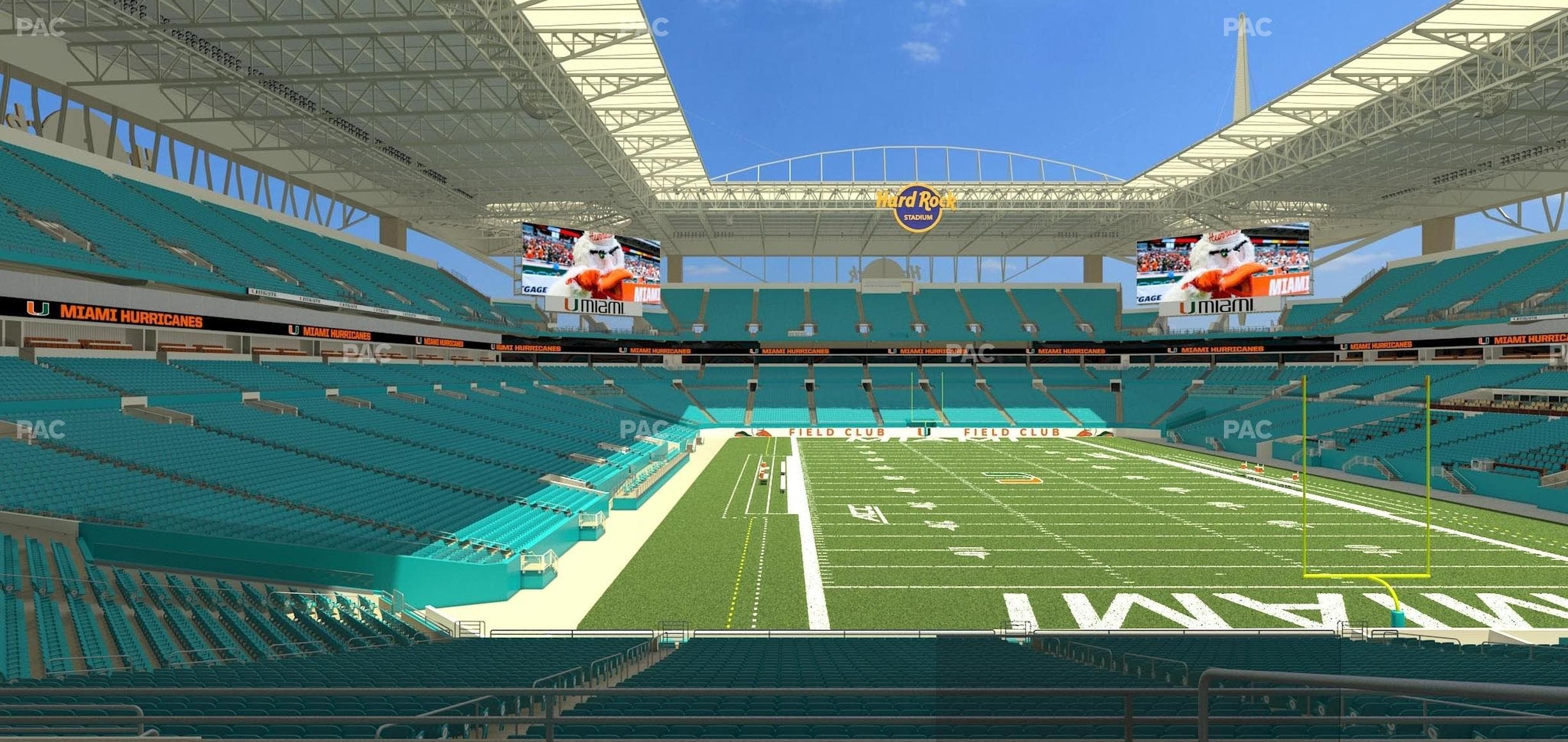 Hard Rock Stadium - Section 206 Seat View