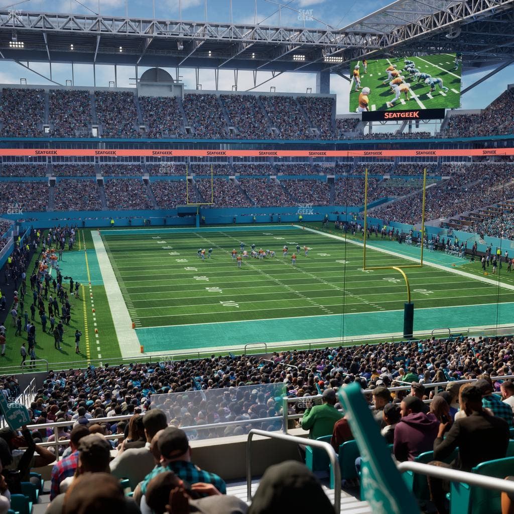 Hard Rock Stadium - Section 206 Seat View