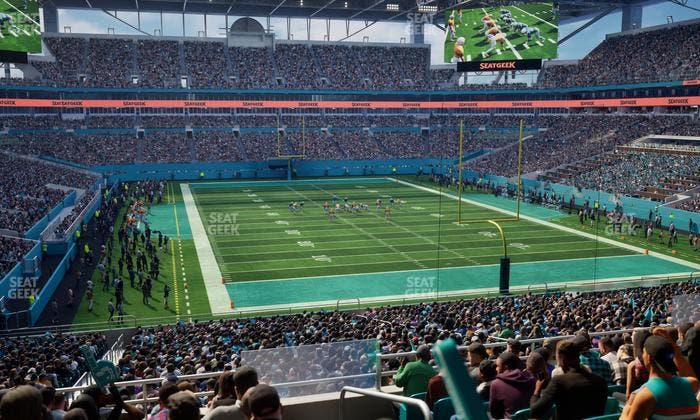 Hard Rock Stadium - Section 206 Seat View