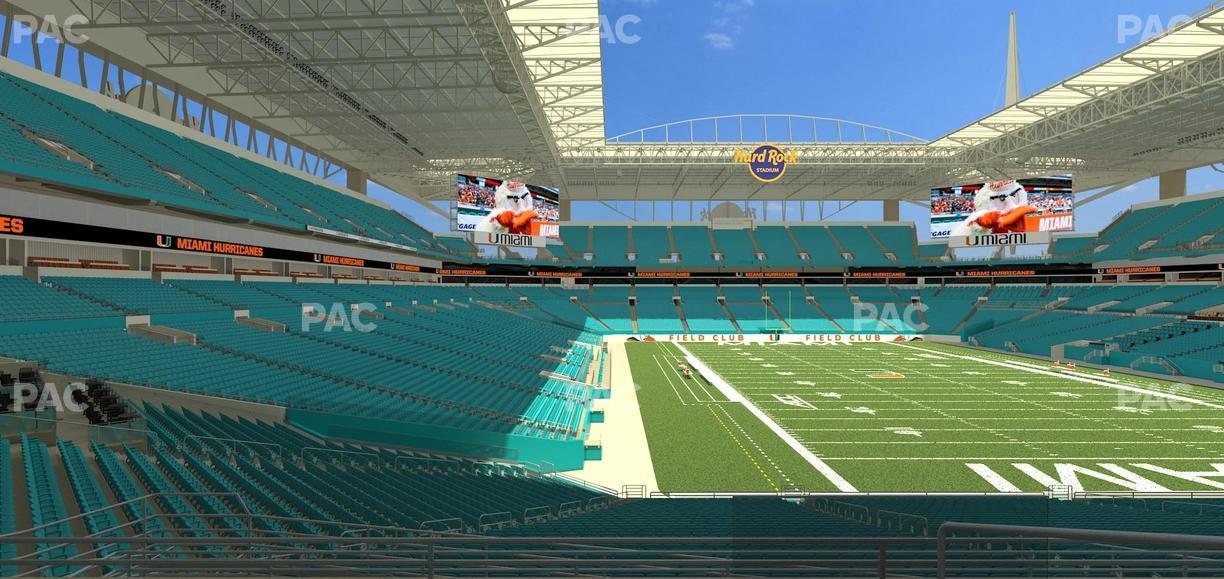 Hard Rock Stadium - Section 207 Seat View