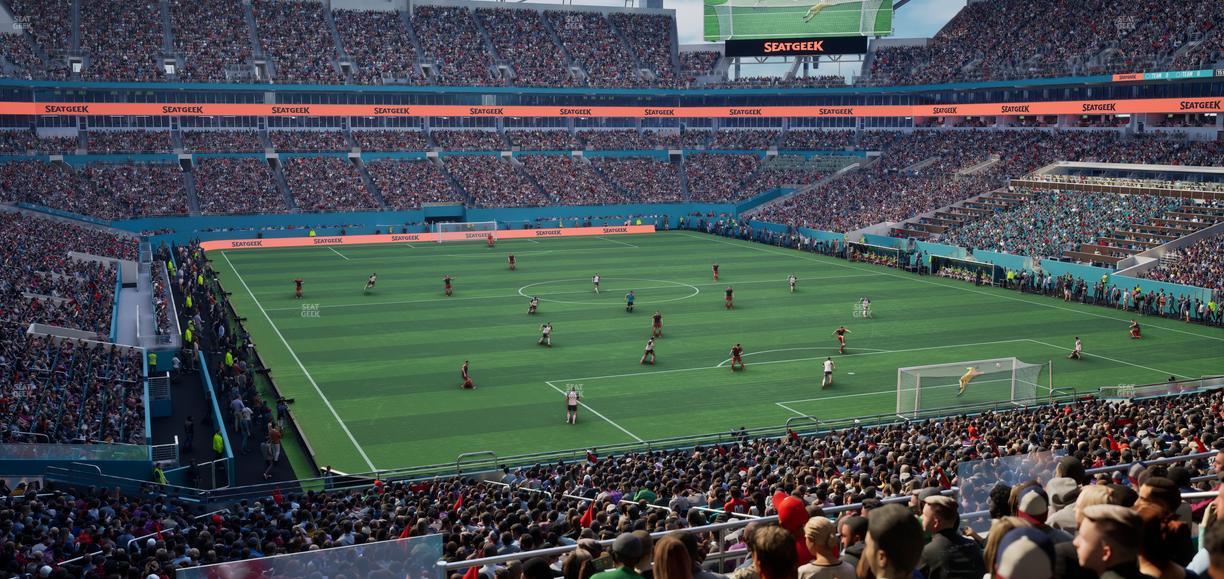 Hard Rock Stadium - Section 207 Seat View