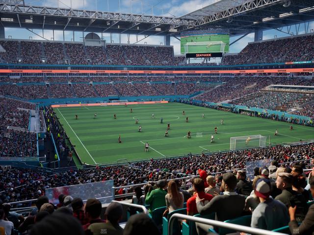 Hard Rock Stadium - Section 207 Seat View Hard Rock Stadium - Section 207 Seat View
