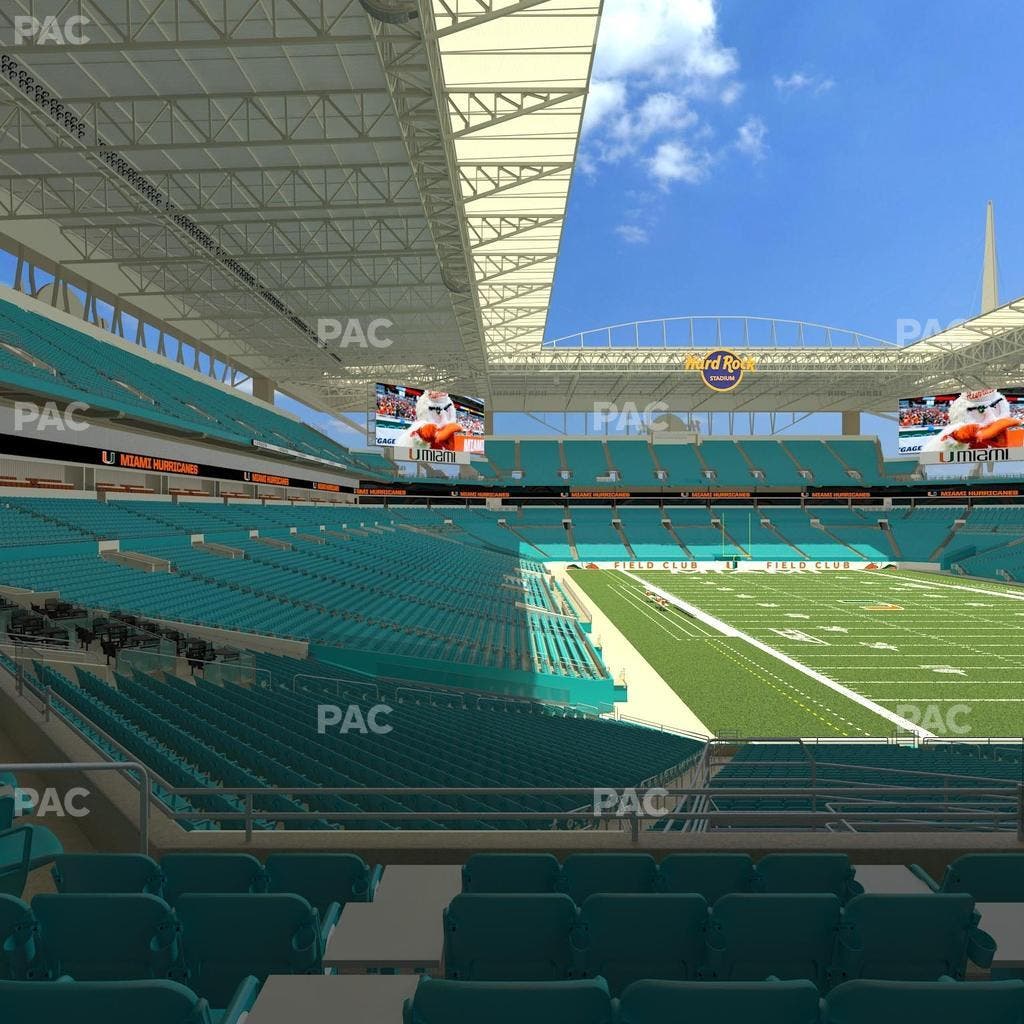 Hard Rock Stadium - Section 208 Seat View