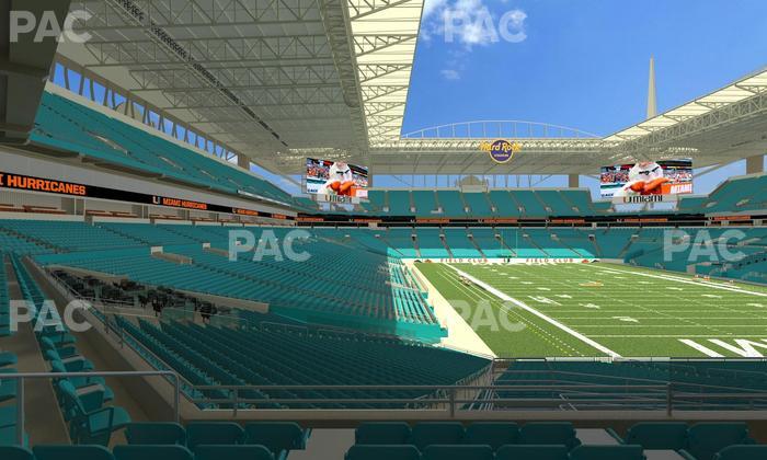 Hard Rock Stadium - Section 208 Seat View