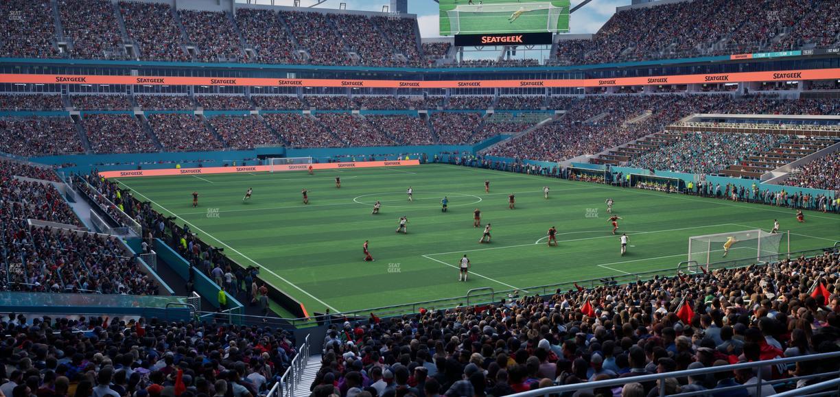 Hard Rock Stadium - Section 208 Seat View