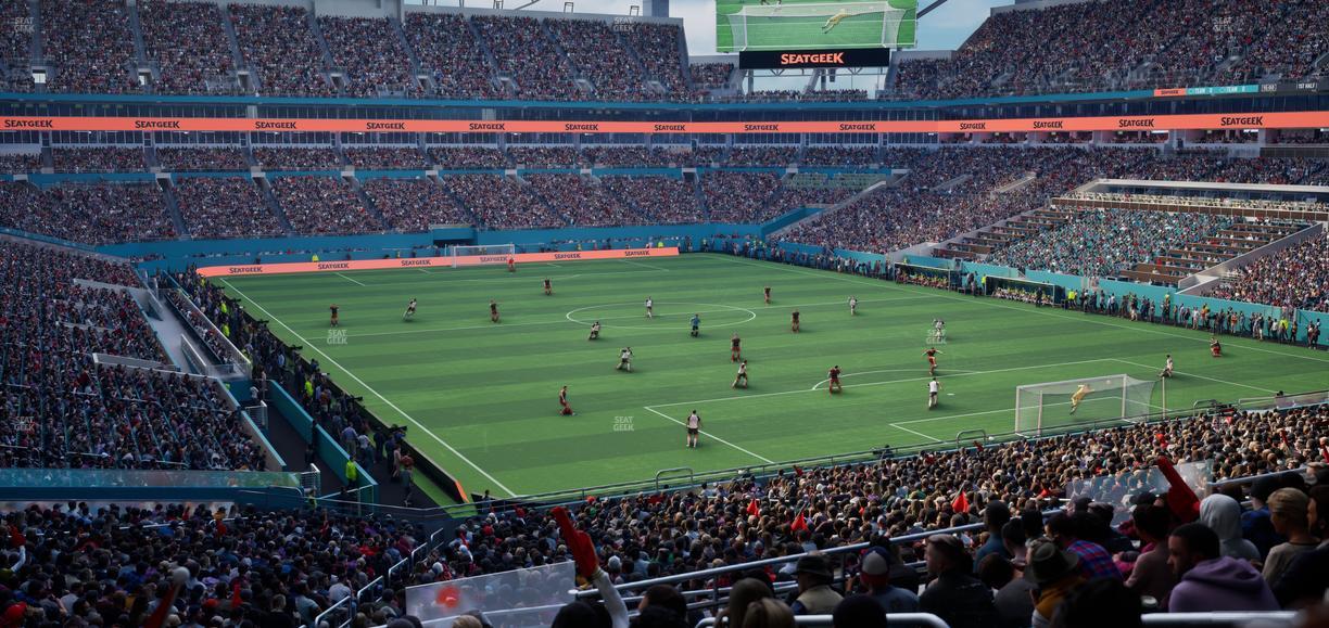Hard Rock Stadium - Section 208 Seat View