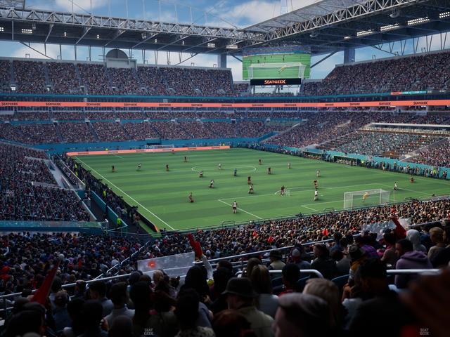 Hard Rock Stadium - Section 208 Seat View Hard Rock Stadium - Section 208 Seat View